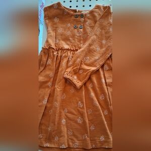 Kids 2y Ellie T Fall Leaf Dress